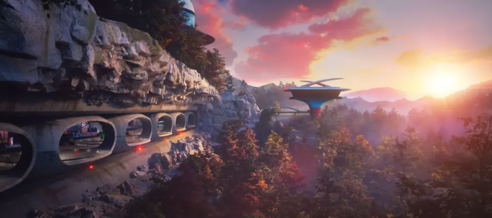 The world travelers see inside the Truth Traveler VR experience